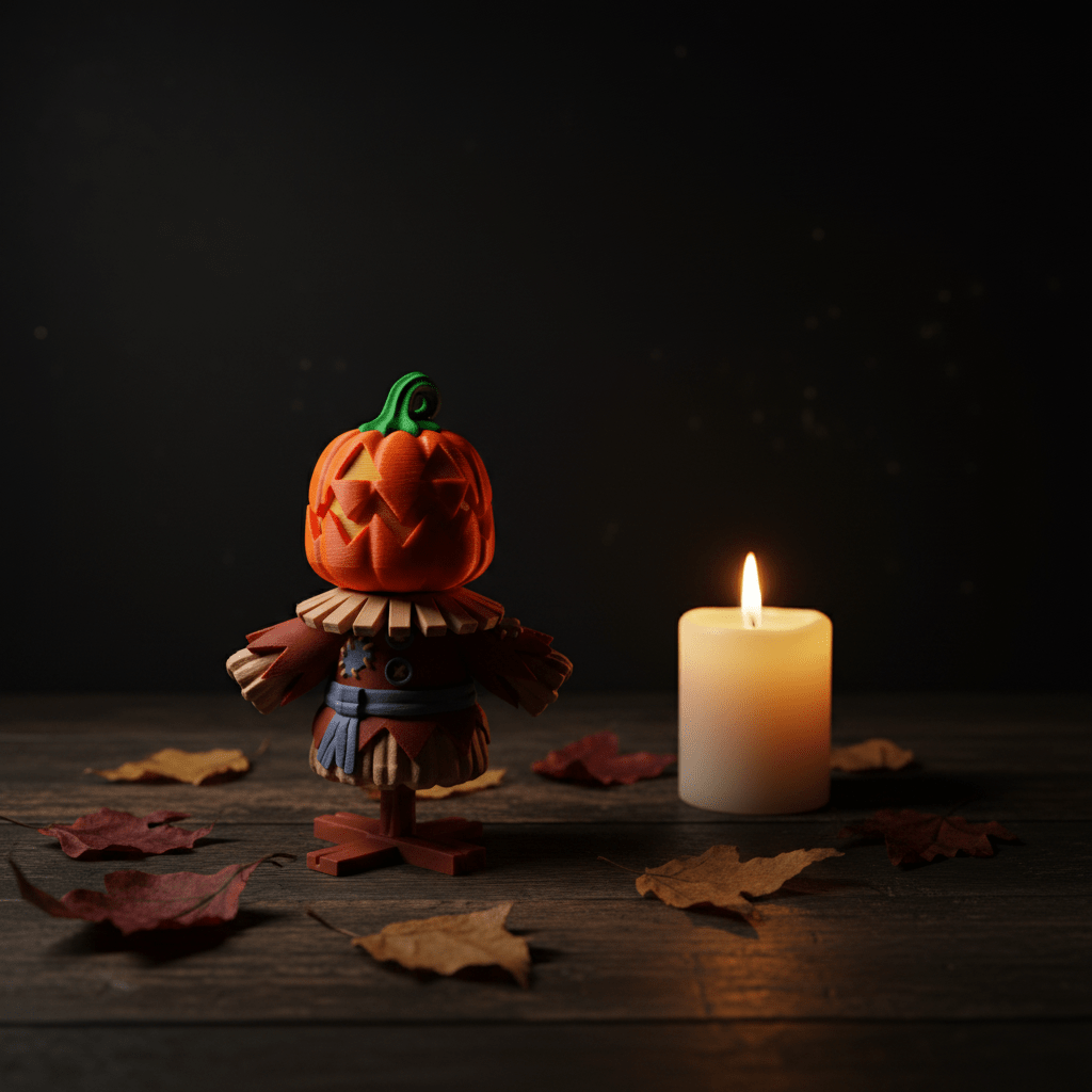 Scarecrow Clicker – 3D Printed Halloween Fidget Toy - Clicker by Fiendworks Studio