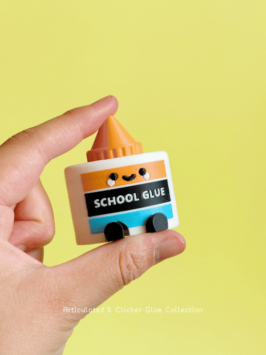 Articulated &amp; Clicker Glue – Sticky Fun 3D Printed Fidget Toy