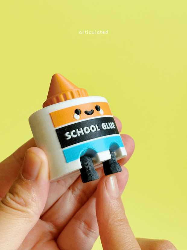 Articulated & Clicker Glue – Sticky Fun 3D Printed Fidget Toy