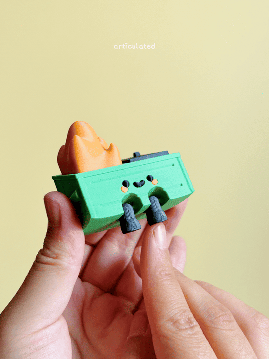 Articulated &amp; Clicker Dumpster - Fiendworks Studio