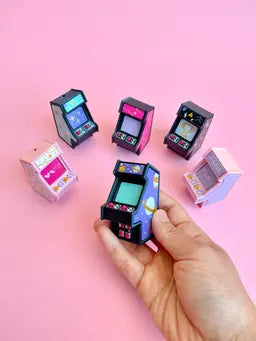Vintage Arcade Game Clicker | Retro 3D Printed Fidget Toy &amp; Desk Clicker