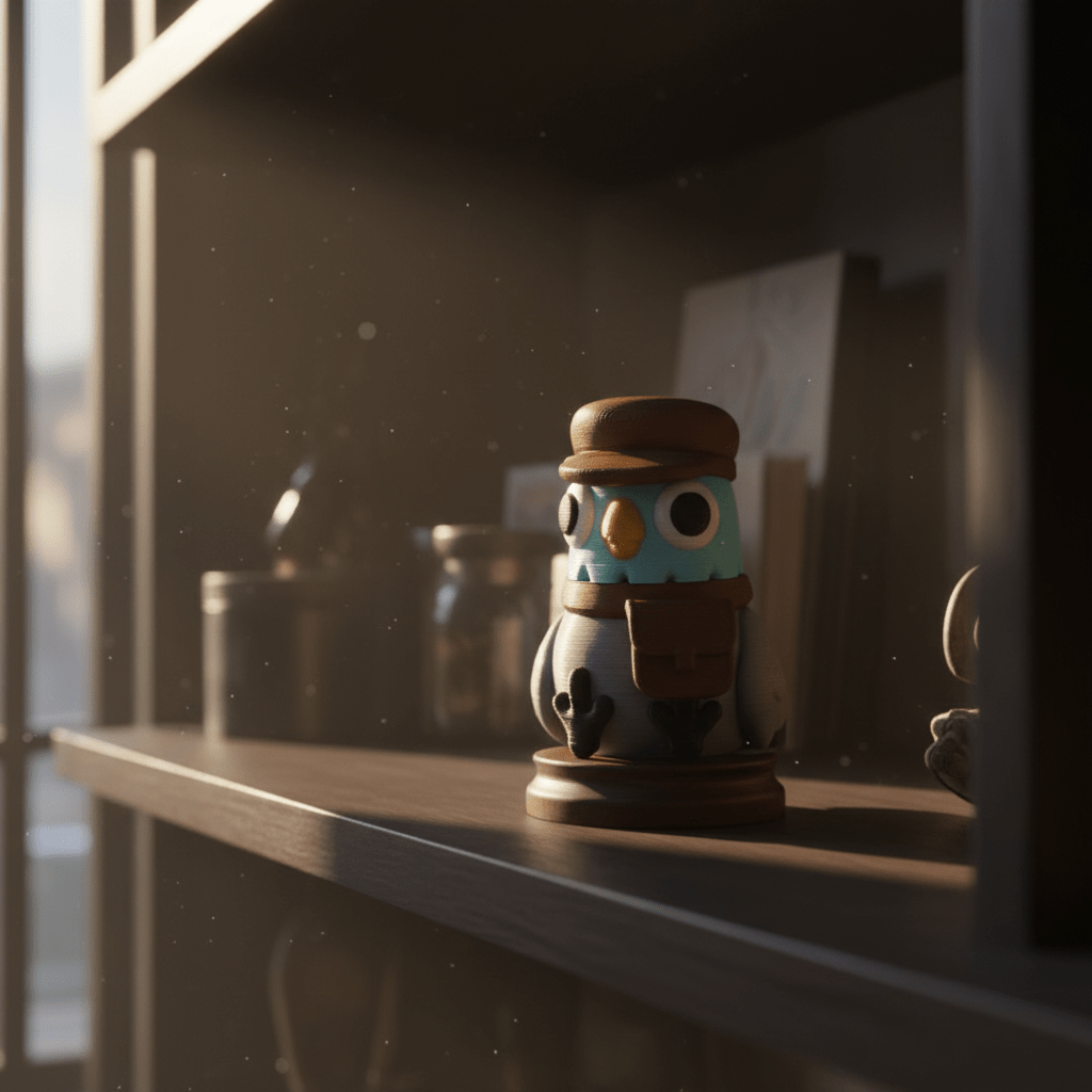 Adorable Carrier Pigeon - Figurine by Fiendworks Studio