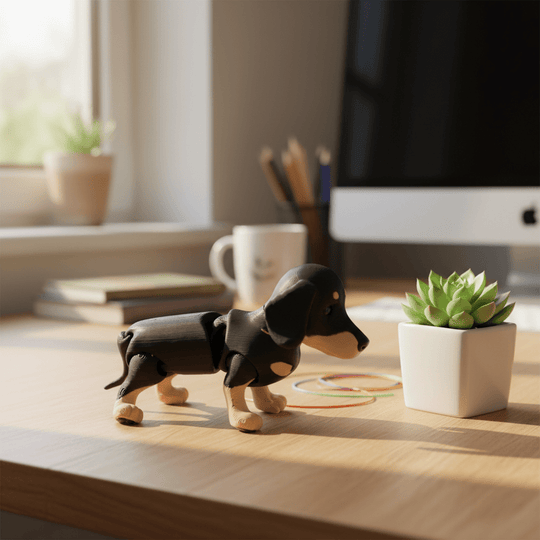 Dachshund Flexi Figure