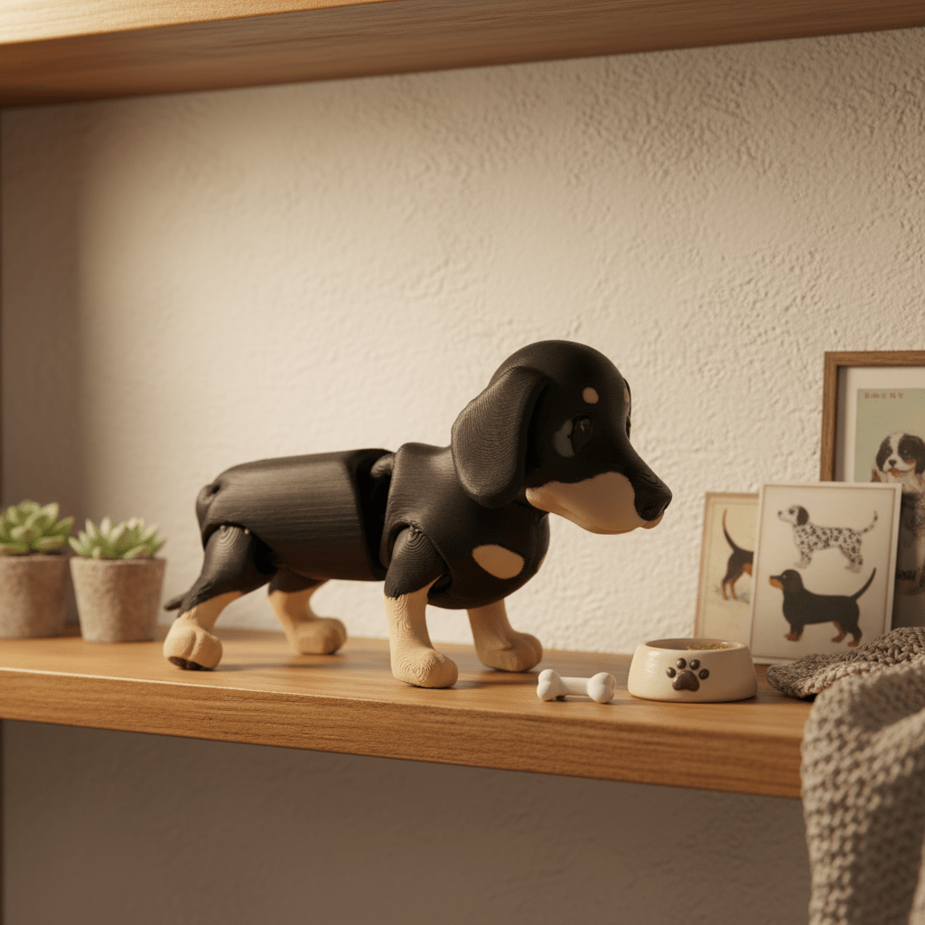 Dachshund Flexi Figure