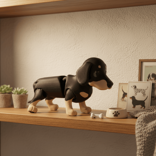 Dachshund Flexi Figure