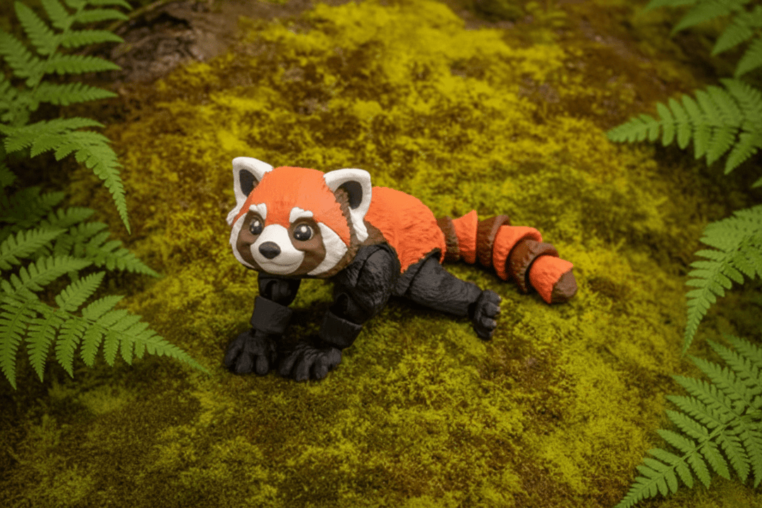 Articulated Red Panda Figure - Fiendworks Studio