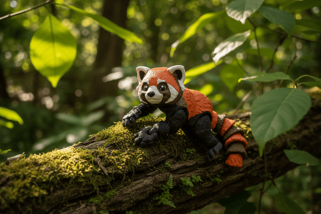 Articulated Red Panda Figure - Fiendworks Studio