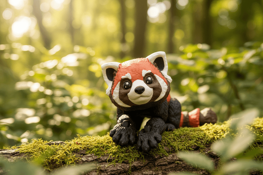 Articulated Red Panda Figure - Fiendworks Studio