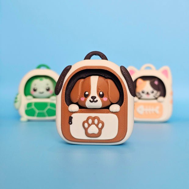 Backpack Animal Clickers – Cute 3D Printed Fidget Toys - Fiendworks Studio