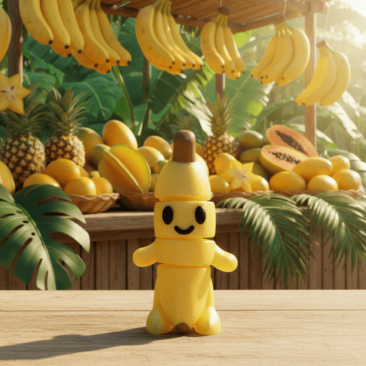 Bananaman Flexi - Flexi Figures by Fiendworks Studio