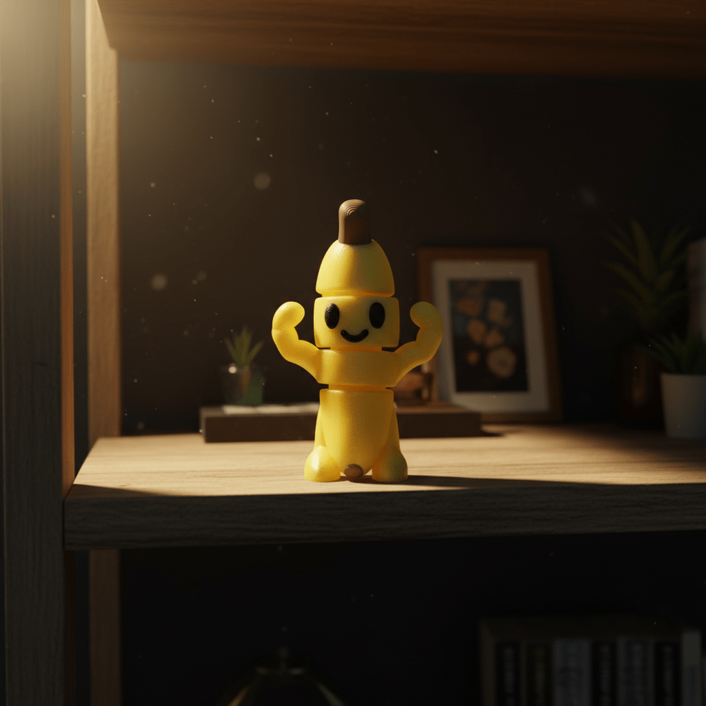 Bananaman Flexi - Flexi Figures by Fiendworks Studio