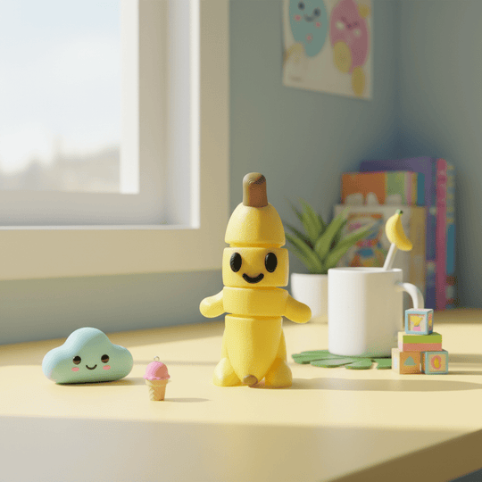 Bananaman Flexi Figure