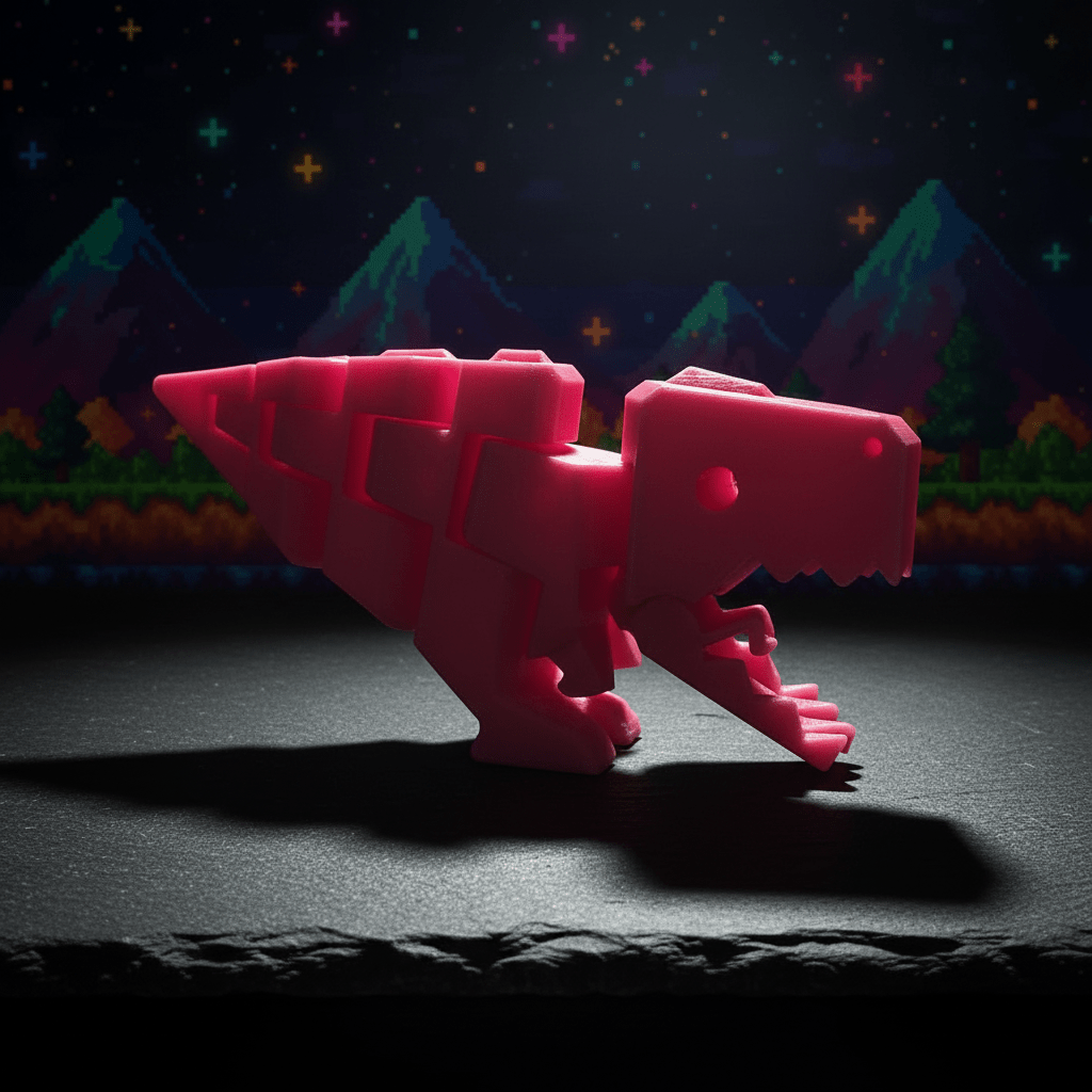 Big Bertha Flexi Dinosaur - Flexi Figures by Fiendworks Studio