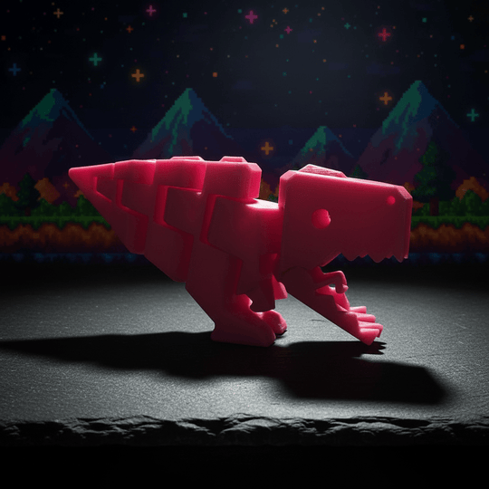 Big Bertha Flexi Dinosaur - Flexi Figures by Fiendworks Studio