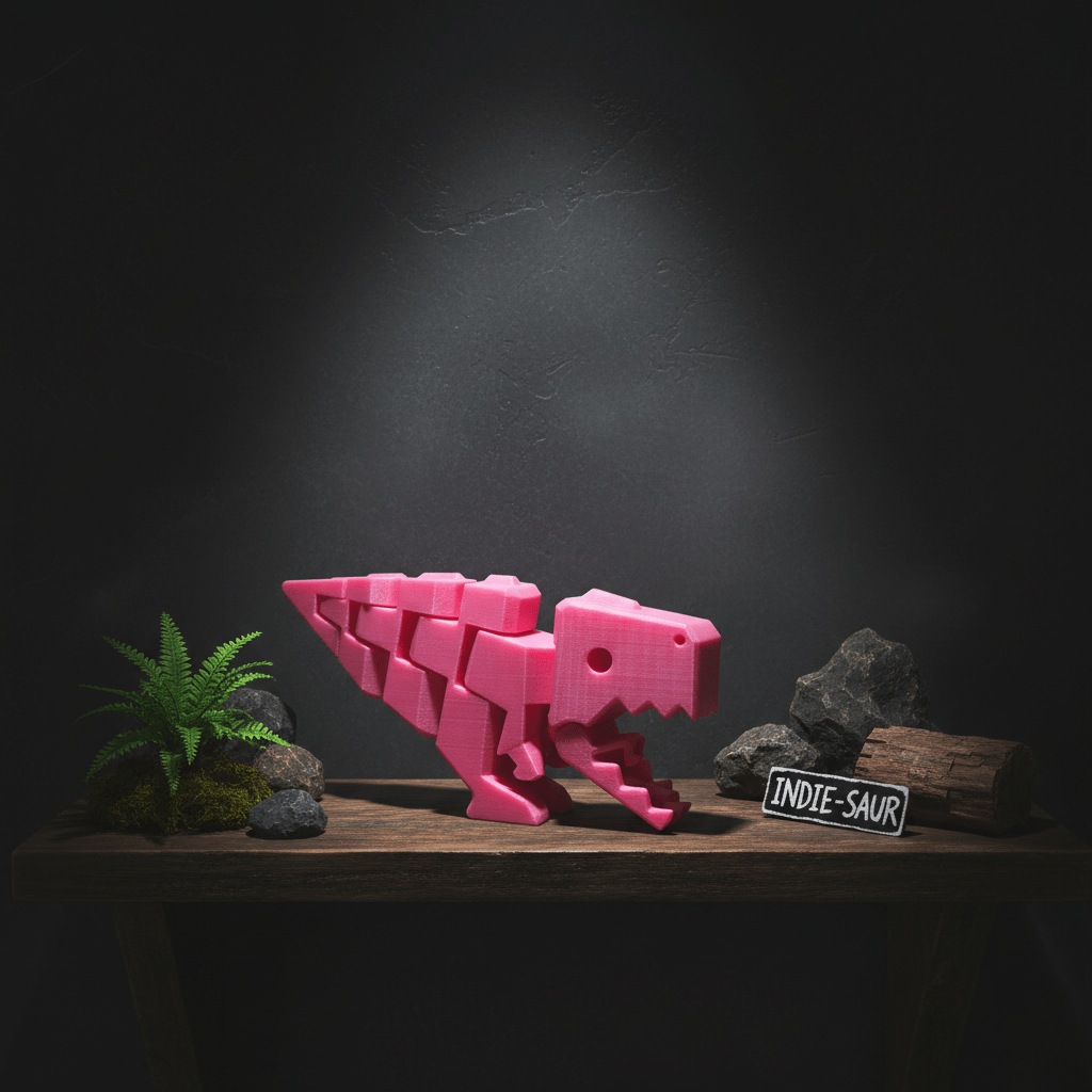 Big Bertha Flexi Dinosaur - Flexi Figures by Fiendworks Studio