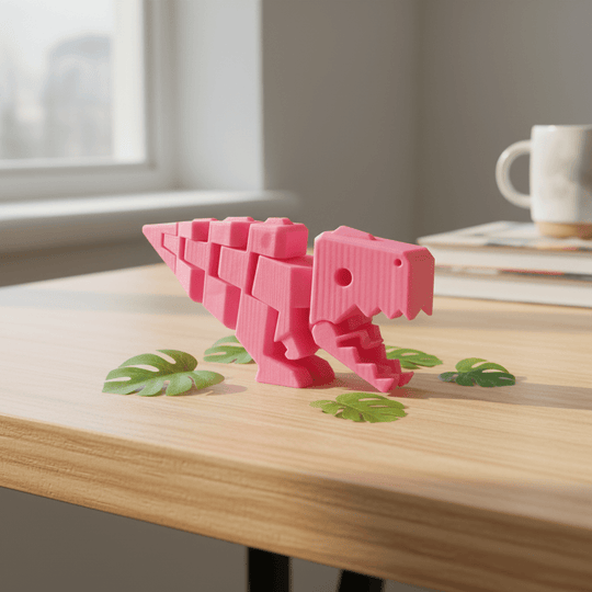 Big Bertha Flexi Dinosaur - Flexi Figures by Fiendworks Studio