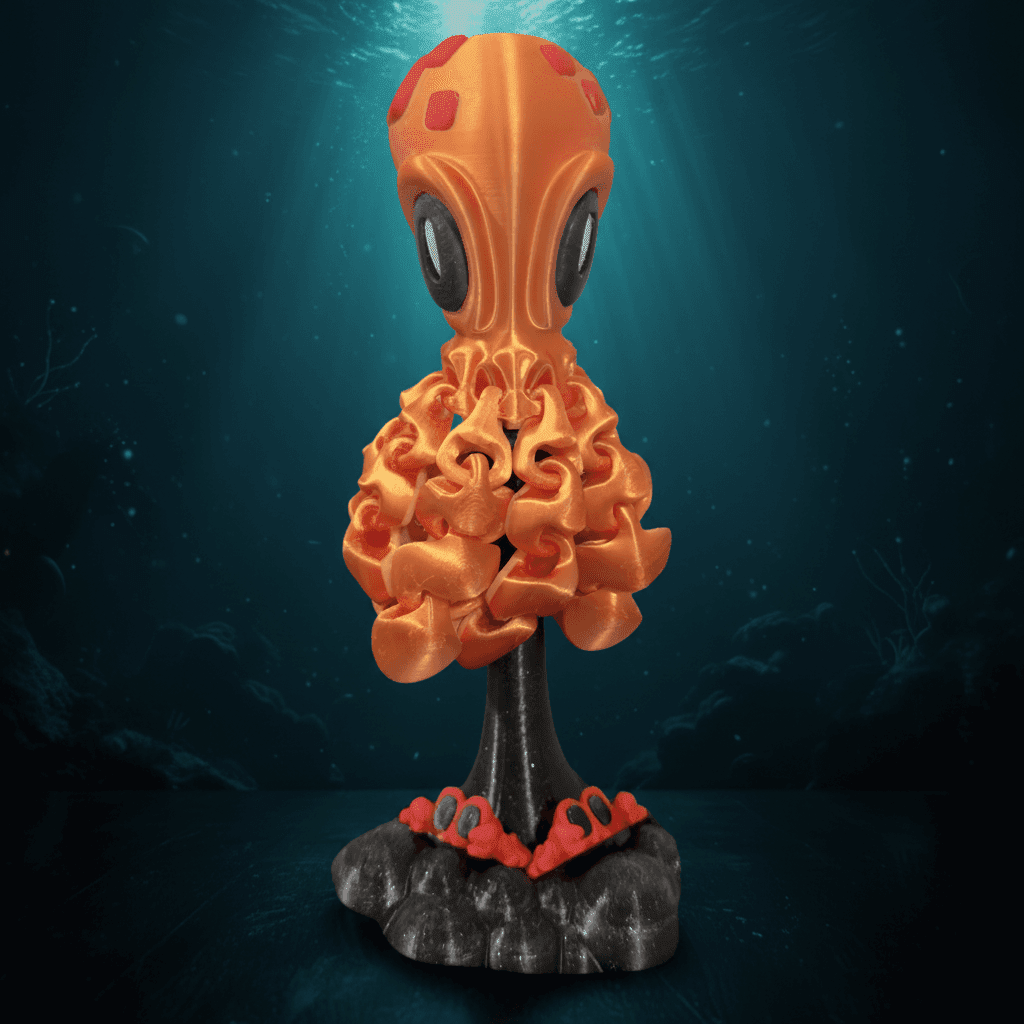 Blob Lab Flexi Octopus - Figurine by Fiendworks Studio