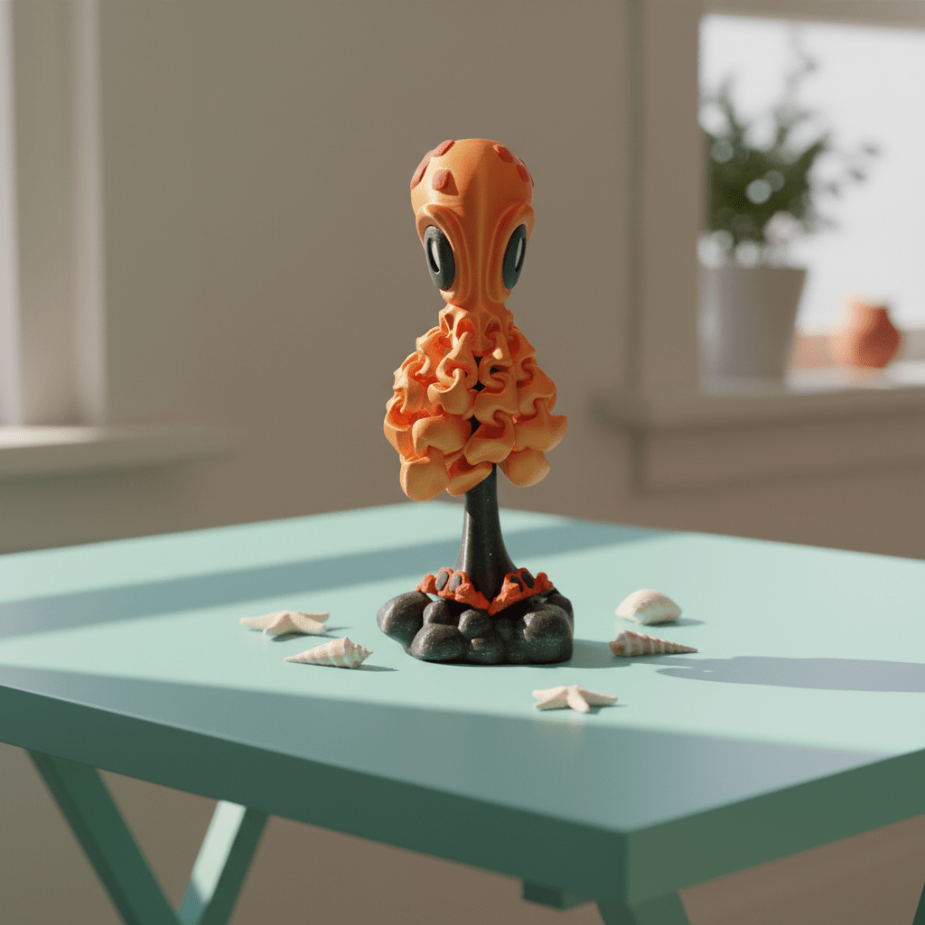 Blob Lab Flexi Octopus - Figurine by Fiendworks Studio