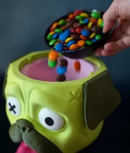 Candy Creeper Pug Creepy-Cute 3D Printed Candy Dispenser