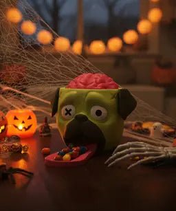 Candy Creeper Pug - Candy Dispenser - Kitchen by Fiendworks Studio