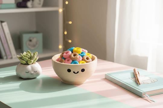 Cereal Clicker Kawaii Breakfast Fidget Toy