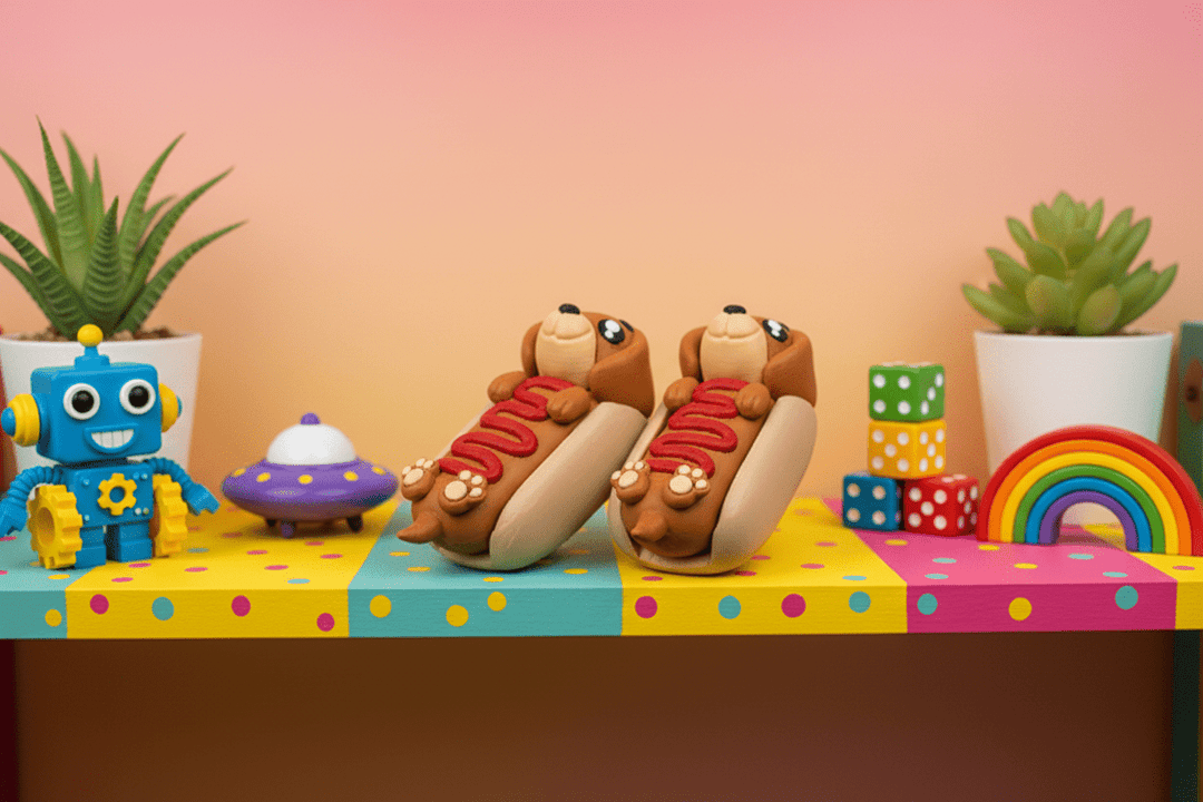 Dachshund Hot Dog Clicker - Fiendworks Studio