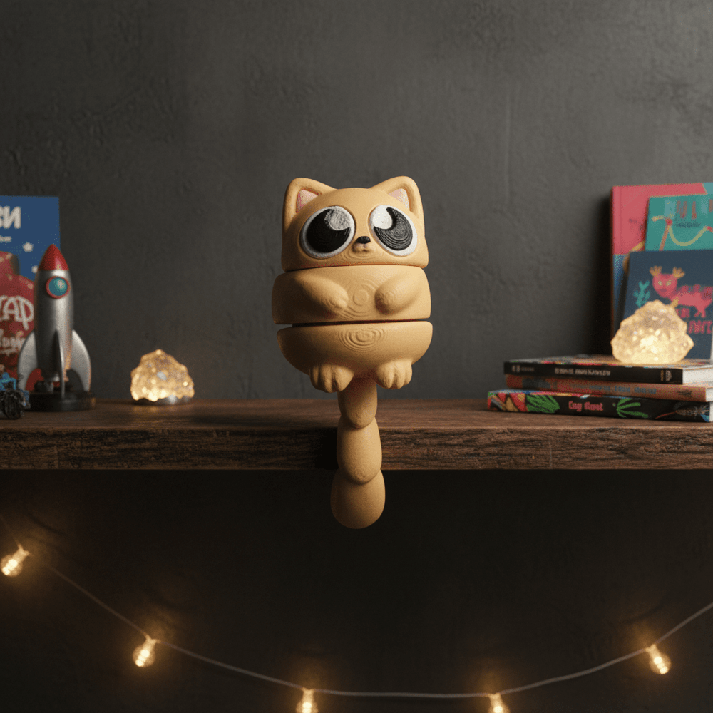 Eggo Cat - Flexi Figures by Fiendworks Studio