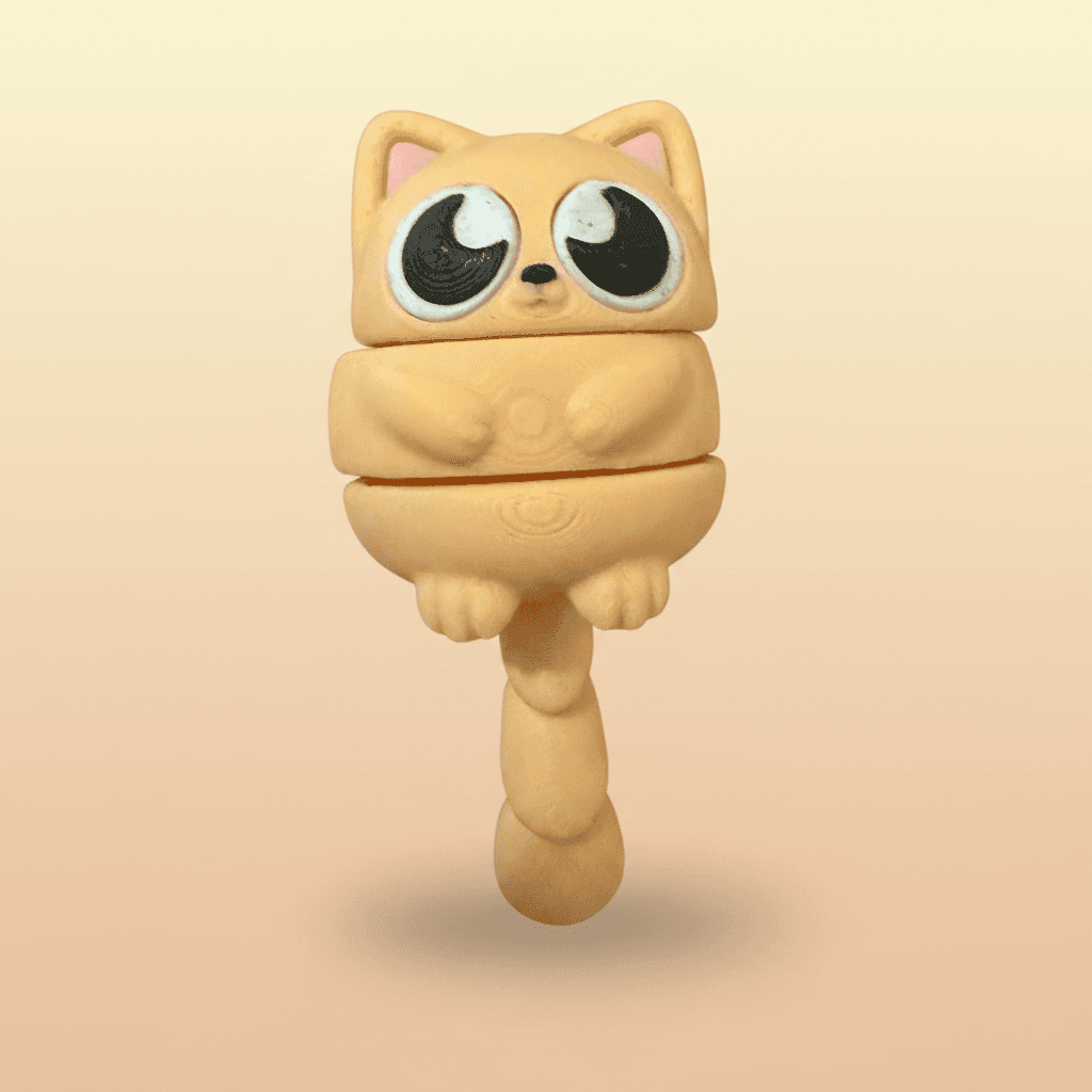 Eggo Cat - Flexi Figures by Fiendworks Studio