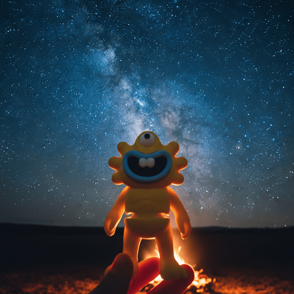 Flexi Alien Figure - Flexi Figures by Fiendworks Studio