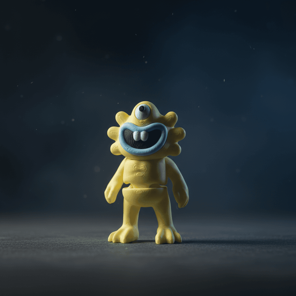Flexi Alien Figure - Flexi Figures by Fiendworks Studio