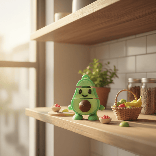 Flexi Avocado - Flexi Figures by Fiendworks Studio