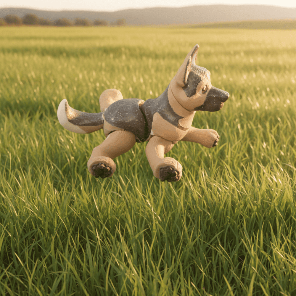 German Shepherd Flexi Figure