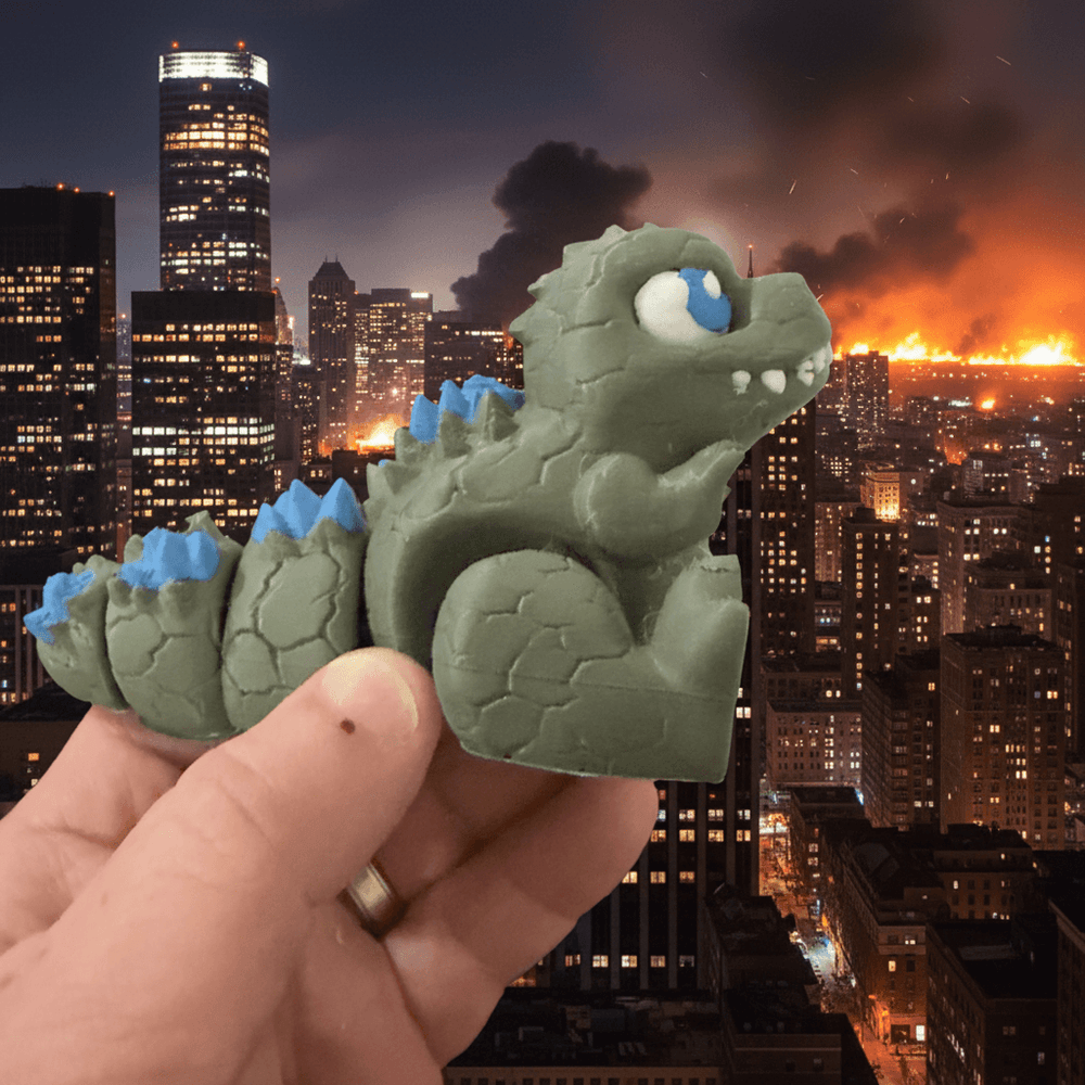 Flexi Godzilla - Flexi Figures by Fiendworks Studio
