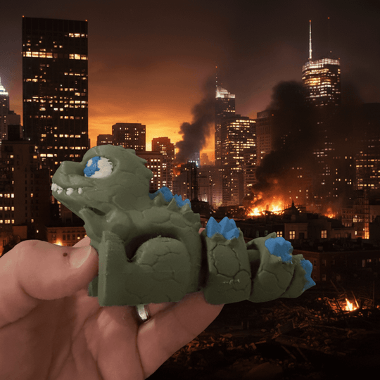 Flexi Godzilla - Flexi Figures by Fiendworks Studio