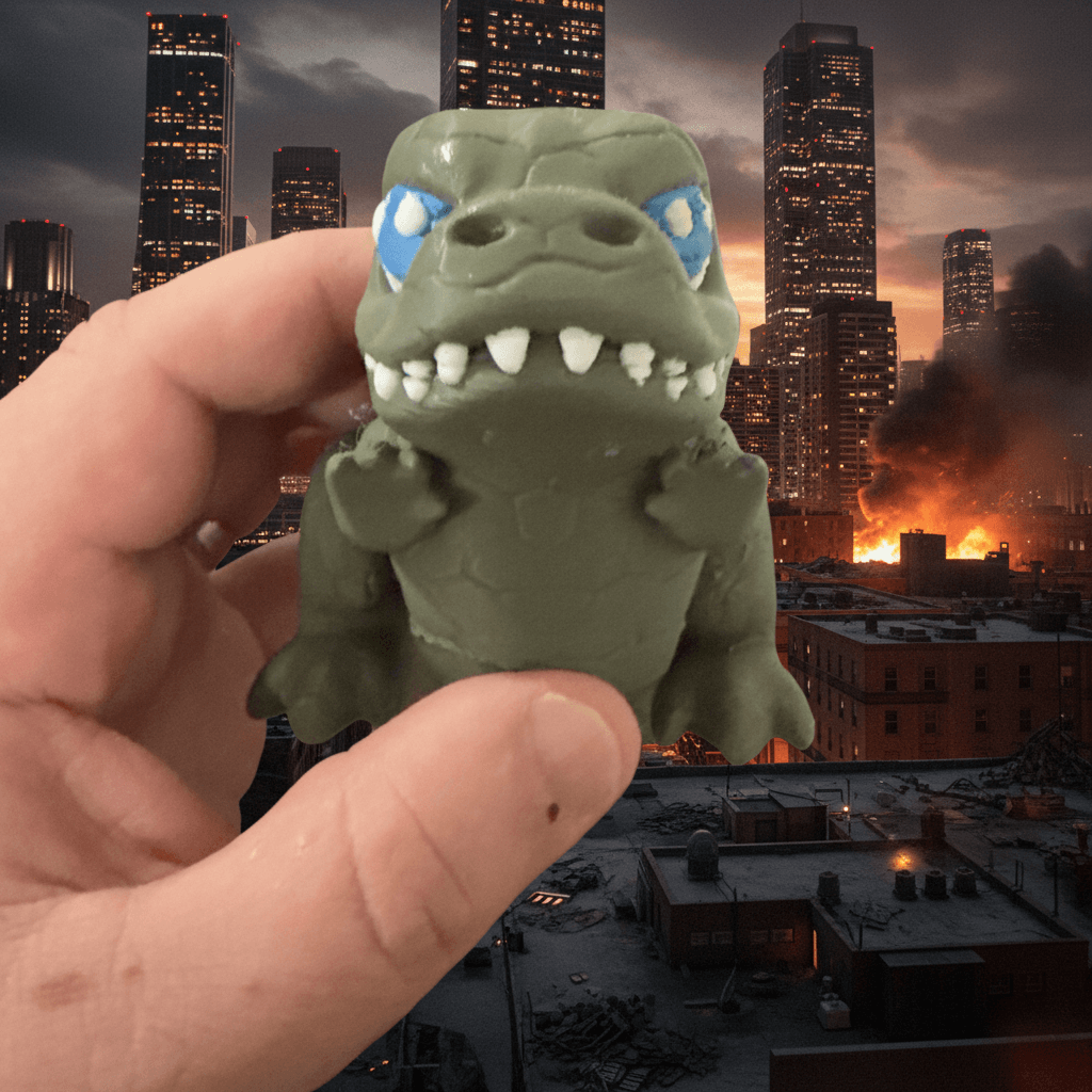 Flexi Godzilla - Flexi Figures by Fiendworks Studio