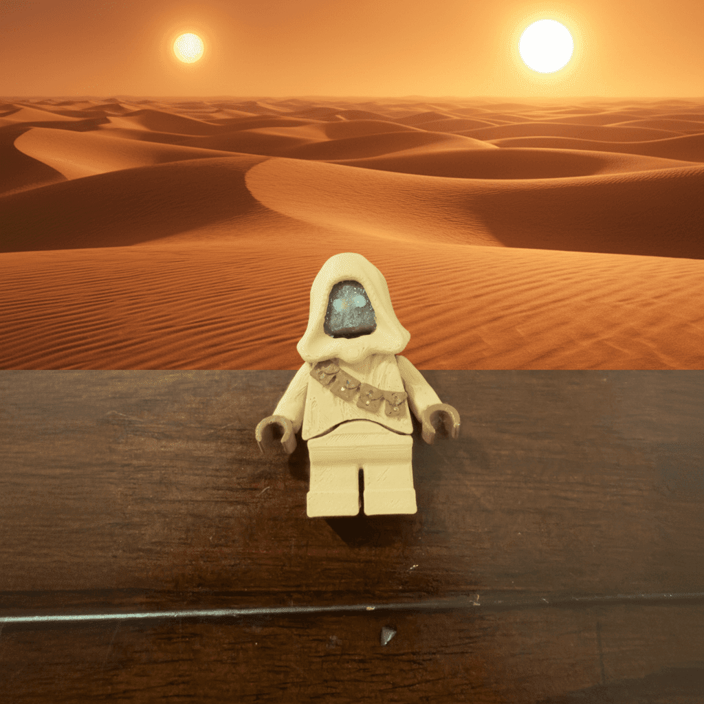 Flexi Jawa Figure - Flexi Figures by Fiendworks Studio