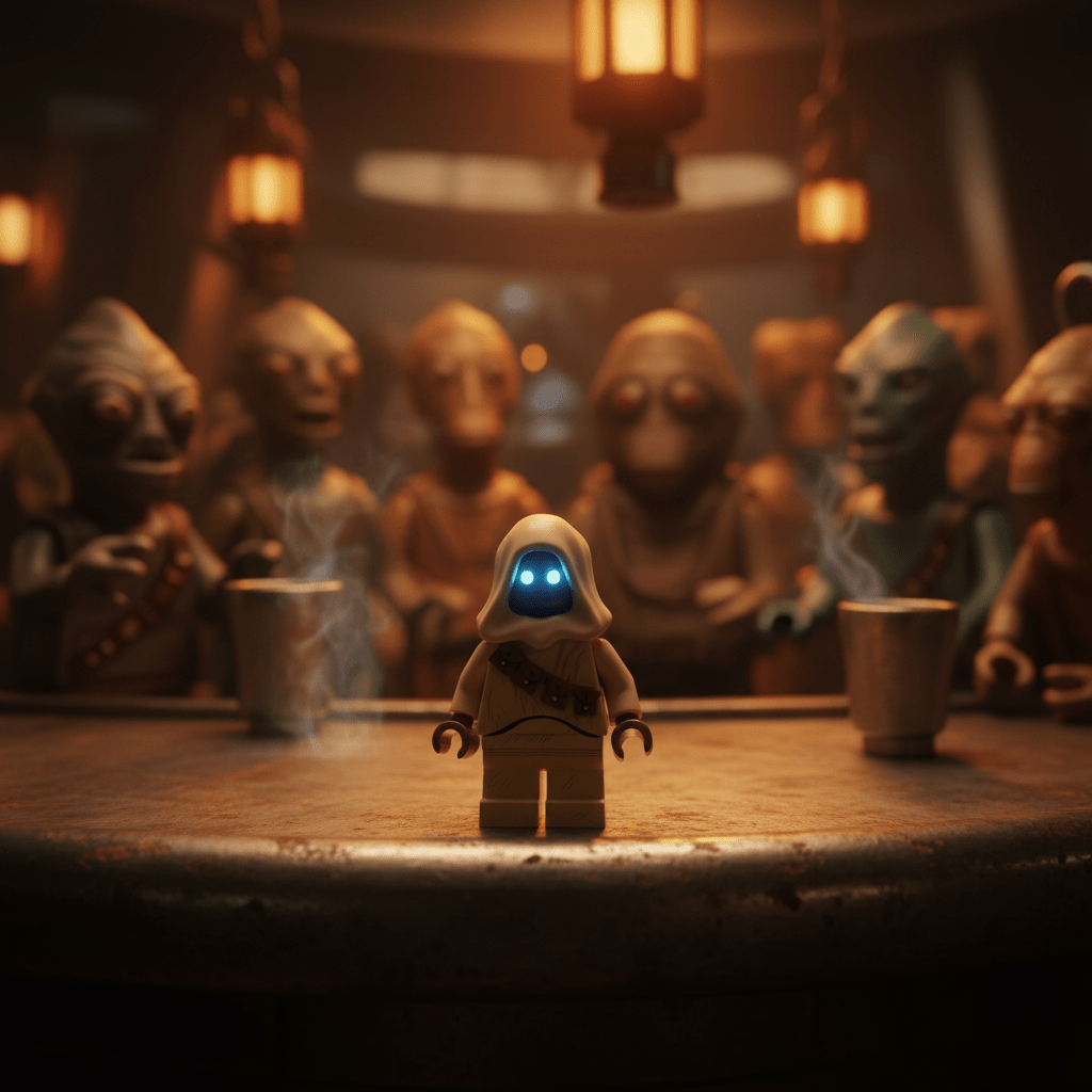 Flexi Jawa Figure - Flexi Figures by Fiendworks Studio