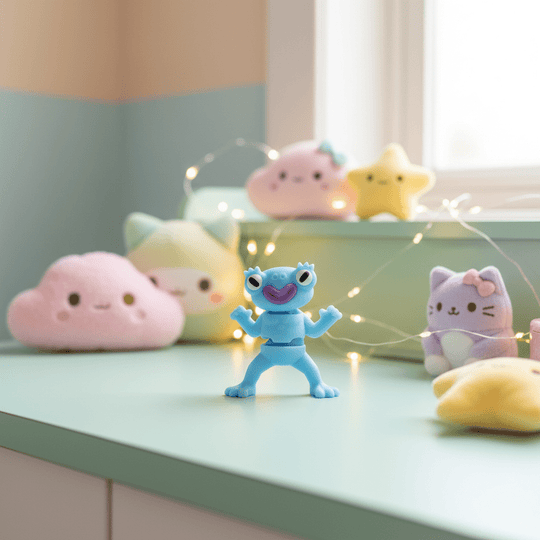 Light Blue Alien Flexi Figure