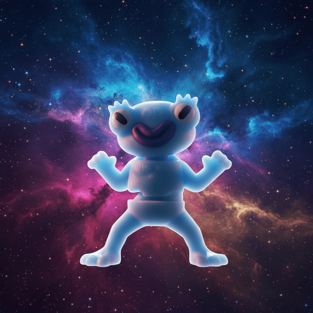 Light Blue Alien Flexi Figure