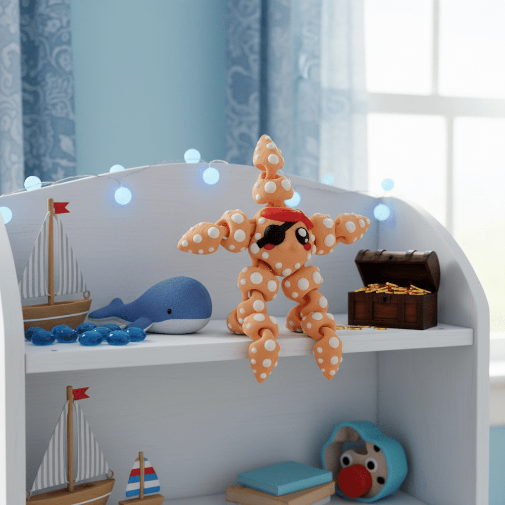 Flexi Starfish - Flexi Figures by Fiendworks Studio