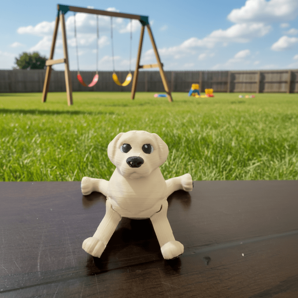 Golden Retriever Flexi Figure - Flexi Figures by Fiendworks Studio