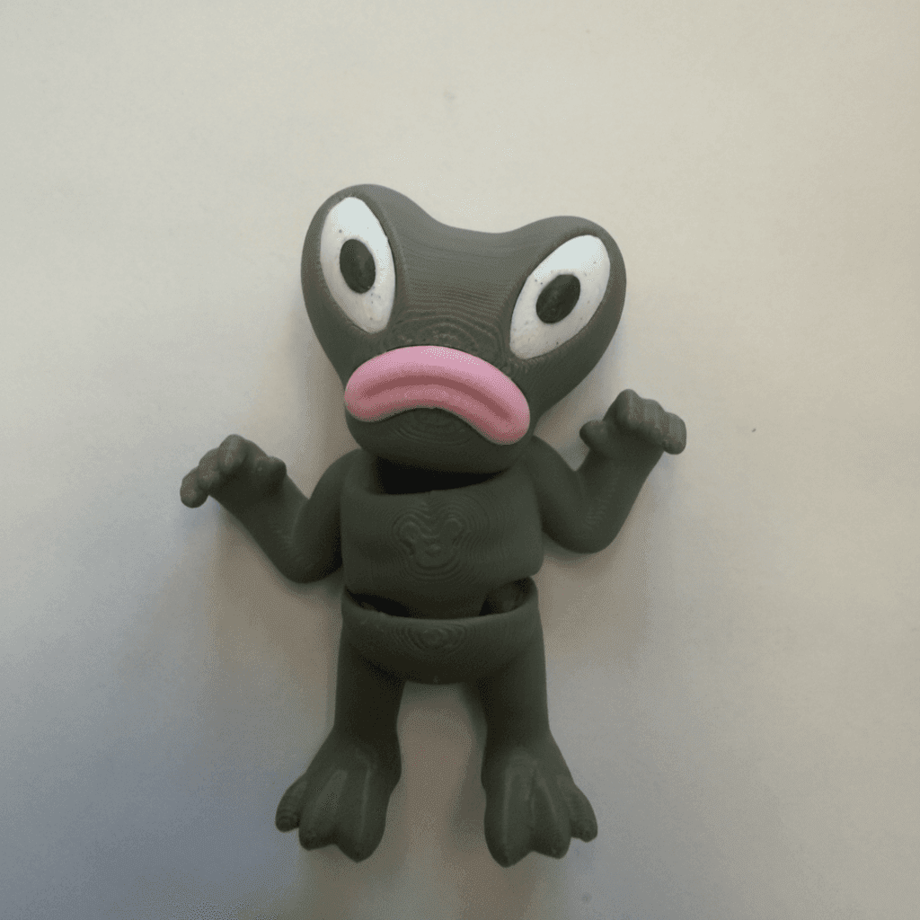 Green Alien Flexi Figure  - Flexi Figures by Fiendworks Studio