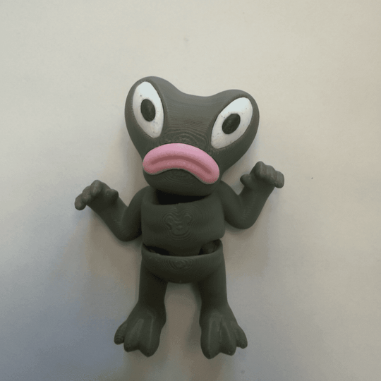 Green Alien Flexi Figure  - Flexi Figures by Fiendworks Studio