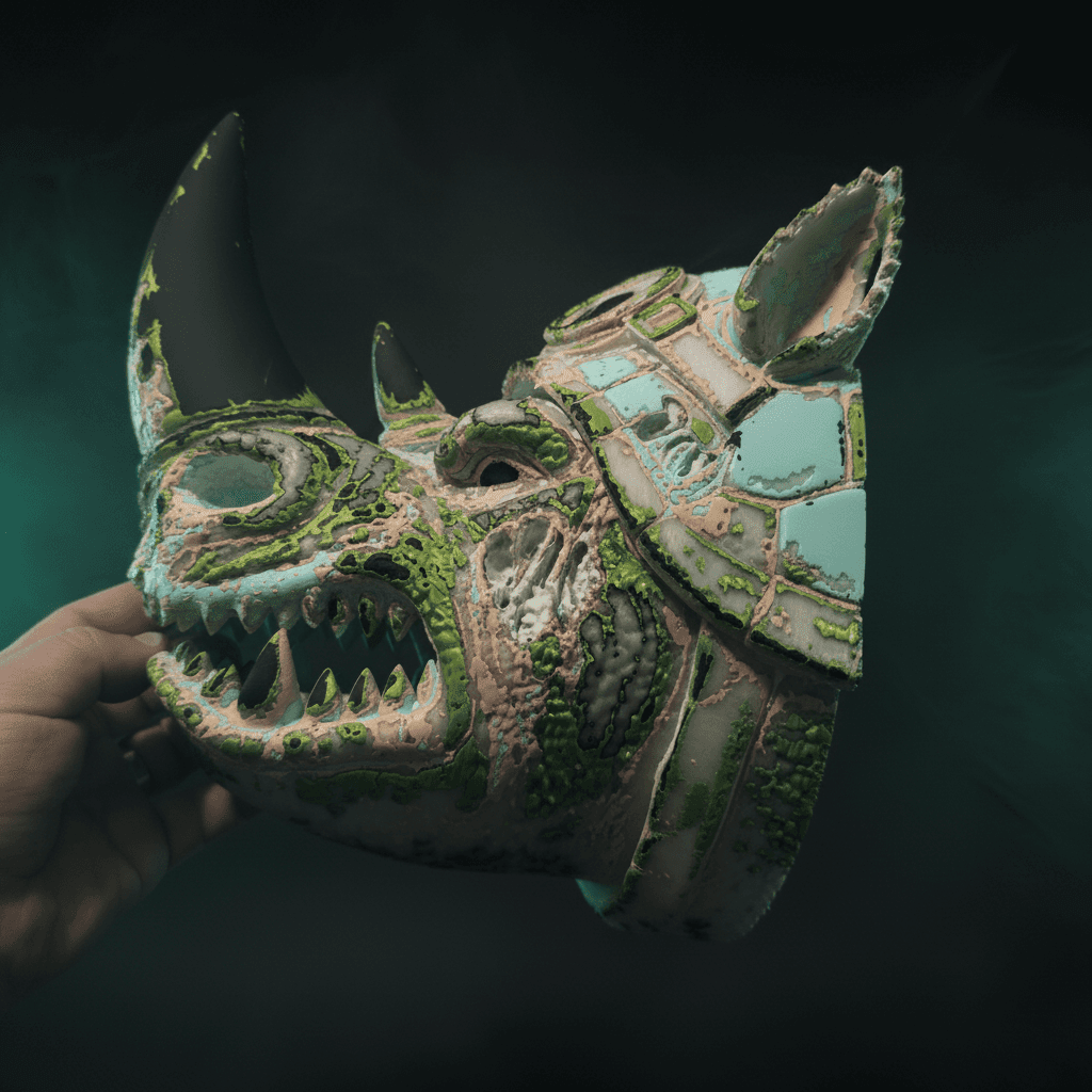 GrindStone – The Hornbreaker of Skullwood - Wall Art by Fiendworks Studio