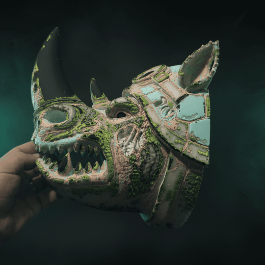GrindStone – The Hornbreaker of Skullwood - Wall Art by Fiendworks Studio