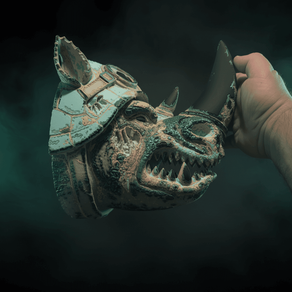 GrindStone – The Hornbreaker of Skullwood - Wall Art by Fiendworks Studio