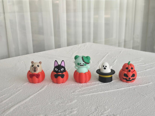 Halloween Pumpkin Friends | 3D Printed Clicker Fidgets - Fiendworks Studio