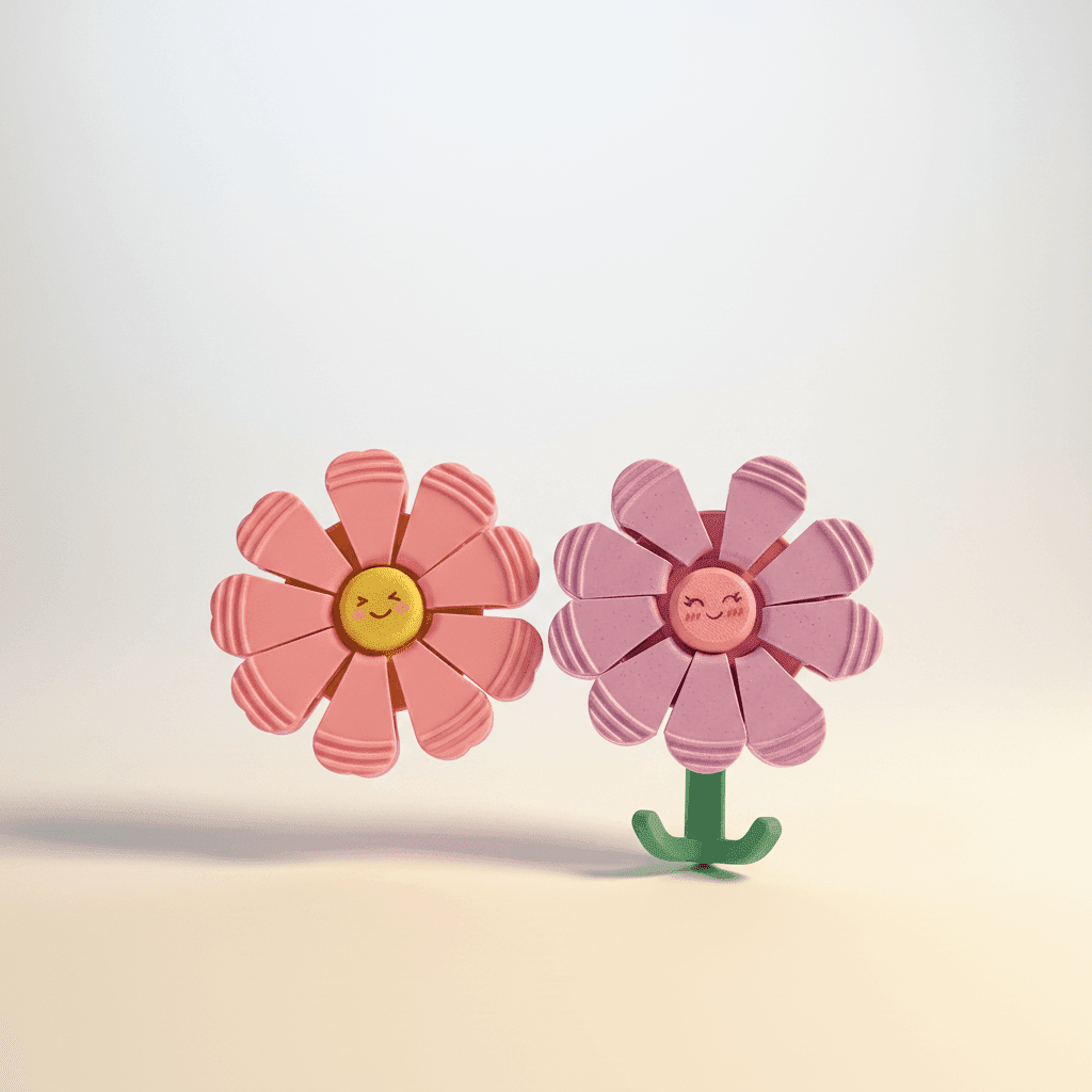 Happy Flower Chip Clips - Kitchen by Fiendworks Studio