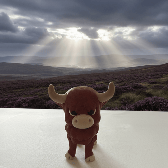 Highland Cow Flexi Figure