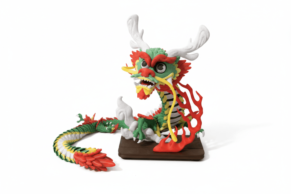 Imperial Dragon (Spicy Being Design) - Sculpture by Fiendworks Studio